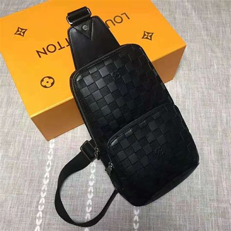 louis vuitton black man bag.